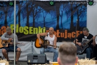 Zespół Skóra z byka w składzie: Łukasz Dominiczak, Adrian Kisiołek i Wojciech Misiak
